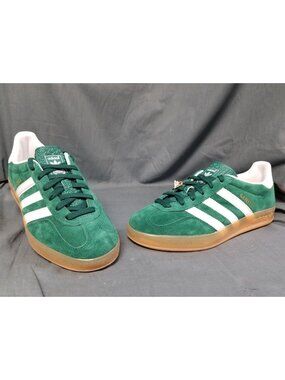 Adidas Gazelle Indoor Green Cloud White Gum JI2062 Men's Size 10.5 NEW NO BOX!